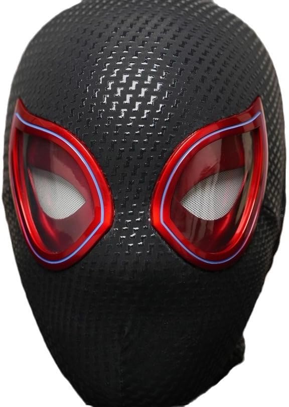 Spider-Man Cosplay Mask with Moving Eyes – Realistic Superhero Helmet