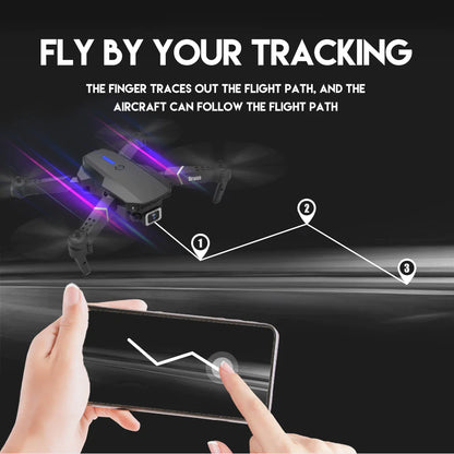 4K HD Dual Camera RC Drone - WiFi FPV Foldable Quadcopter