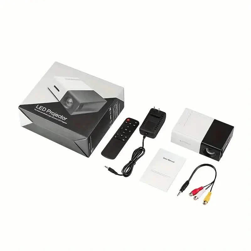 VividView Mini HD Projector - 3000+ Lumens Portable Home Theater