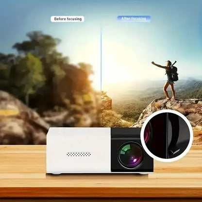 VividView Mini HD Projector - 3000+ Lumens Portable Home Theater