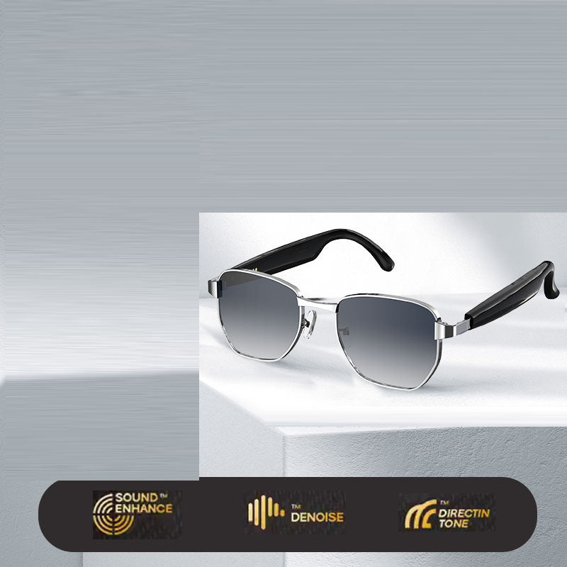 HY-C8 AI Smart Translation Glasses with Bluetooth Earphones