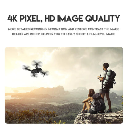 4K HD Dual Camera RC Drone - WiFi FPV Foldable Quadcopter