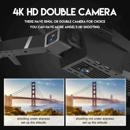 4K HD Dual Camera RC Drone - WiFi FPV Foldable Quadcopter
