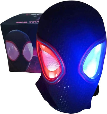 Spider-Man Cosplay Mask with Moving Eyes – Realistic Superhero Helmet