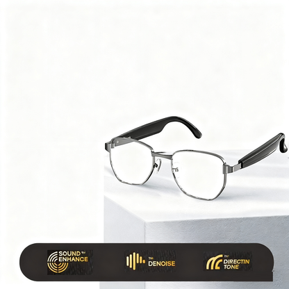 HY-C8 AI Smart Translation Glasses with Bluetooth Earphones