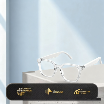 HY-C8 AI Smart Translation Glasses with Bluetooth Earphones
