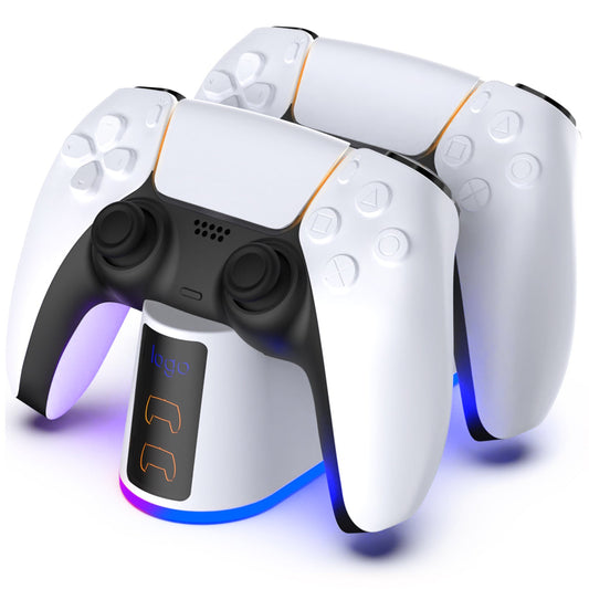 PS5 Slim Controller RGB Charging Base - Seven Color Luminous Dock