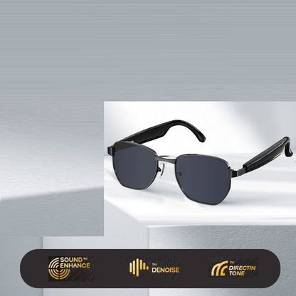 HY-C8 AI Smart Translation Glasses with Bluetooth Earphones