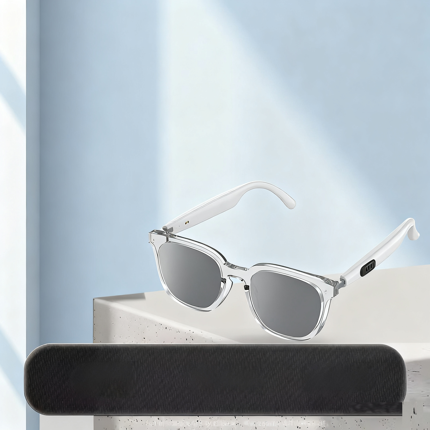 HY-C8 AI Smart Translation Glasses with Bluetooth Earphones