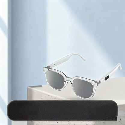 HY-C8 AI Smart Translation Glasses with Bluetooth Earphones