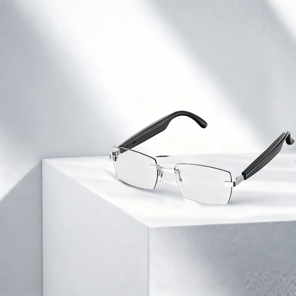 HY-C8 AI Smart Translation Glasses with Bluetooth Earphones