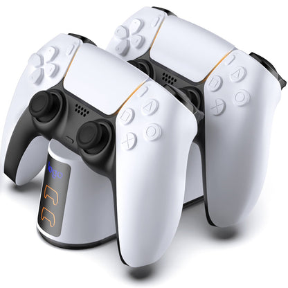 PS5 Slim Controller RGB Charging Base - Seven Color Luminous Dock