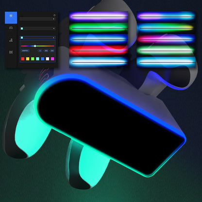 PS5 Slim Controller RGB Charging Base - Seven Color Luminous Dock