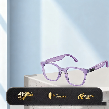 HY-C8 AI Smart Translation Glasses with Bluetooth Earphones