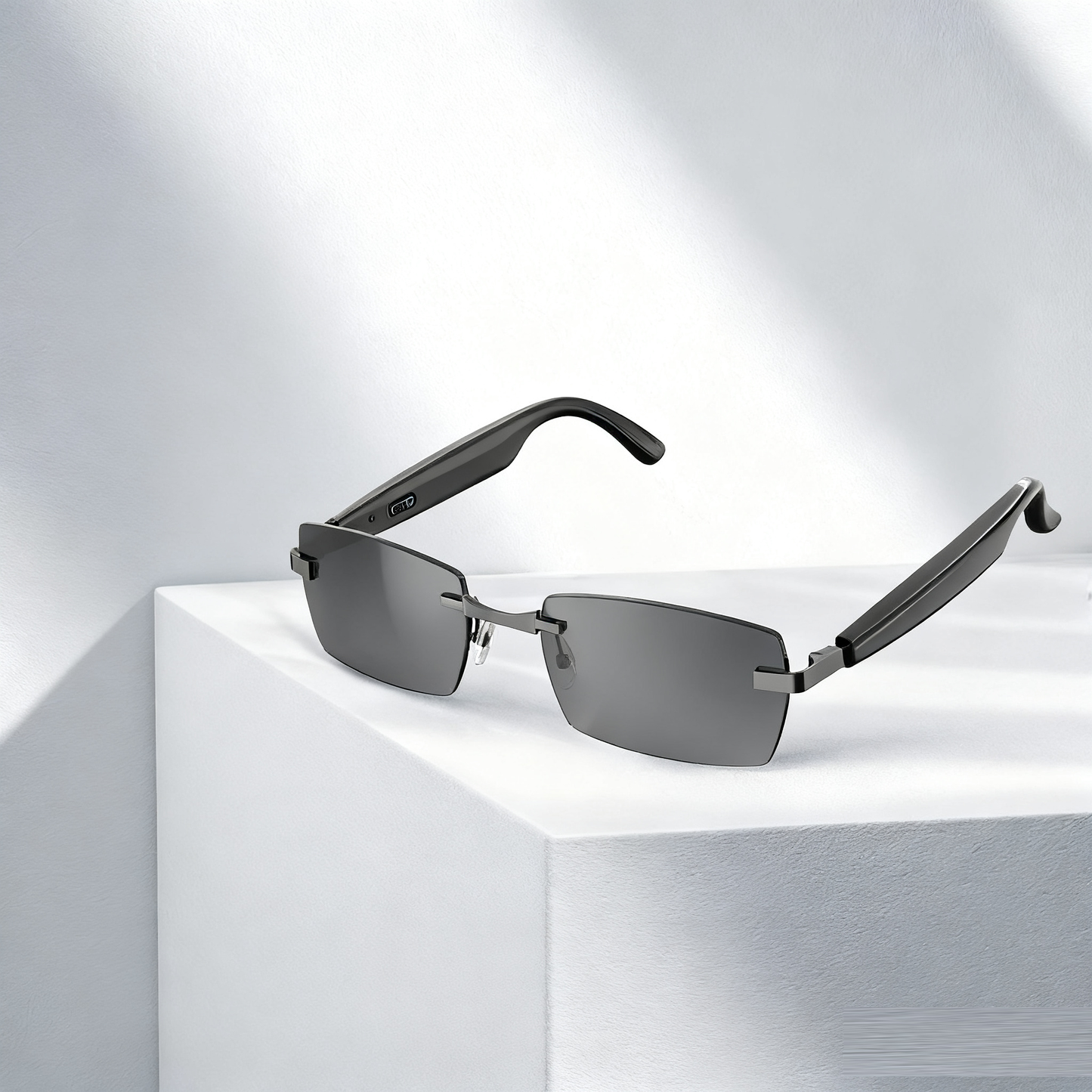 HY-C8 AI Smart Translation Glasses with Bluetooth Earphones