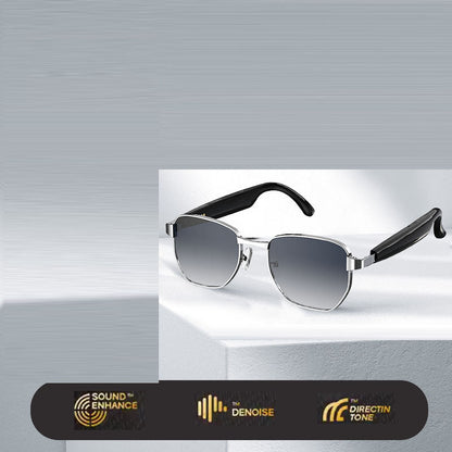 HY-C8 AI Smart Translation Glasses with Bluetooth Earphones