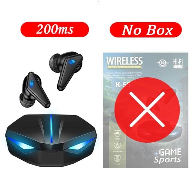 Bluetooth 5.0 Gaming & Workout Earbuds with Mic - Waterproof Wireless Headphones