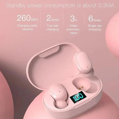Bluetooth 5.0 Wireless Earbuds with LED Display - True Wireless Earphones