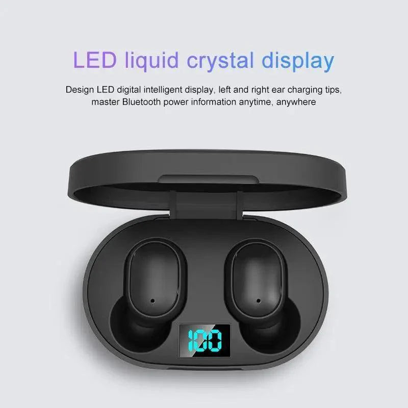 Bluetooth 5.0 Wireless Earbuds with LED Display - True Wireless Earphones