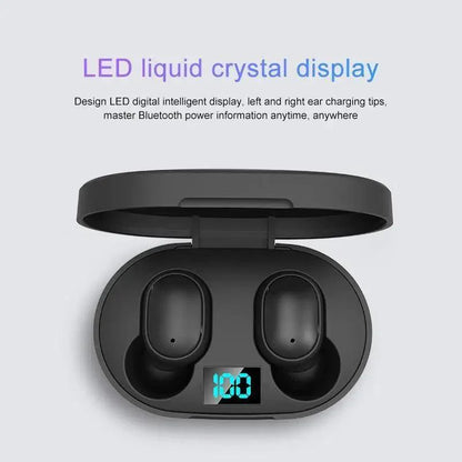 Bluetooth 5.0 Wireless Earbuds with LED Display - True Wireless Earphones