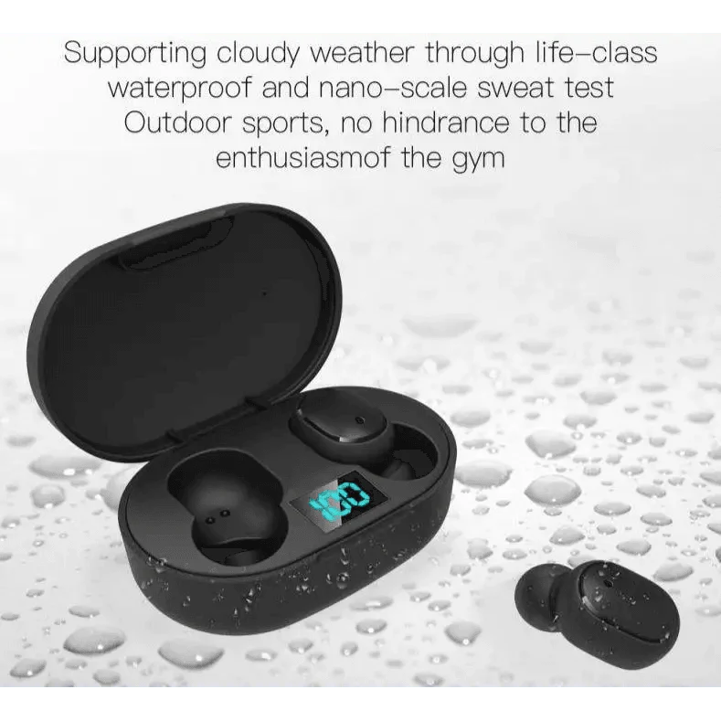 Bluetooth 5.0 Wireless Earbuds with LED Display - True Wireless Earphones