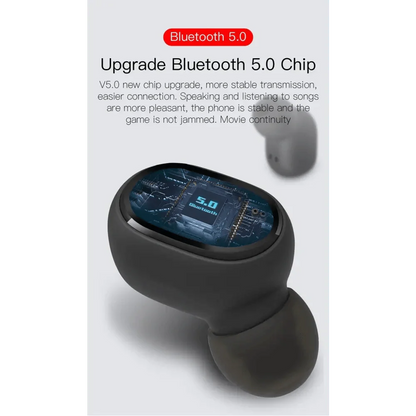 Bluetooth 5.0 Wireless Earbuds with LED Display - True Wireless Earphones