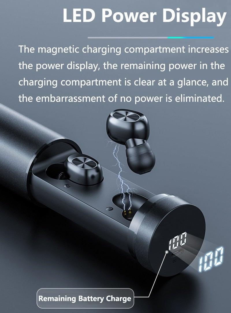 Bluetooth Wireless Earphones with Microphone - Noise Cancelling Headphones