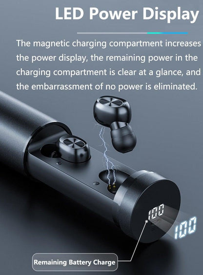 Bluetooth Wireless Earphones with Microphone - Noise Cancelling Headphones