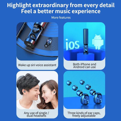Bluetooth Wireless Earphones with Microphone - Noise Cancelling Headphones