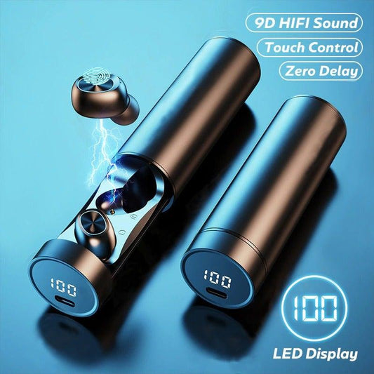 Bluetooth Wireless Earphones with Microphone - Noise Cancelling Headphones
