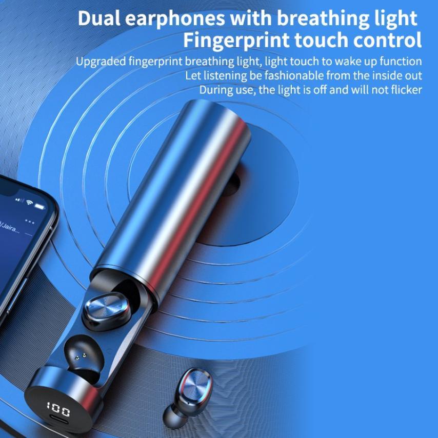 Bluetooth Wireless Earphones with Microphone - Noise Cancelling Headphones