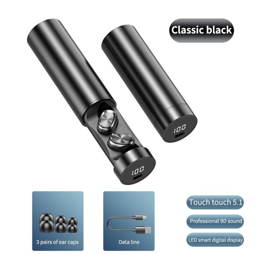 Bluetooth Wireless Earphones with Microphone - Noise Cancelling Headphones
