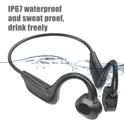 Waterproof Bluetooth Wireless Earbuds - Sport Headset with Mic