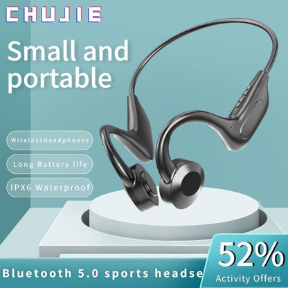 Waterproof Bluetooth Wireless Earbuds - Sport Headset with Mic