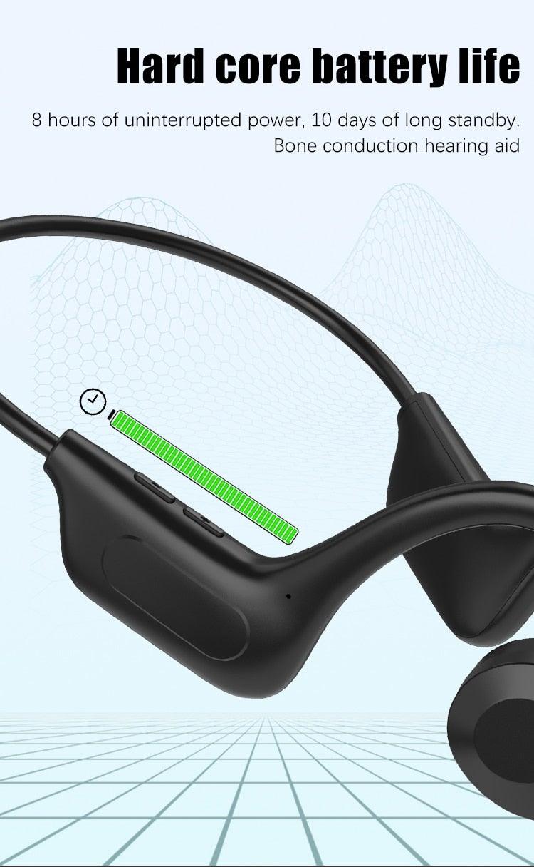 Waterproof Bluetooth Wireless Earbuds - Sport Headset with Mic