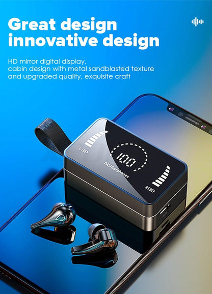 Luxury Bluetooth Headphones with Mic - Premium Wireless Earphones