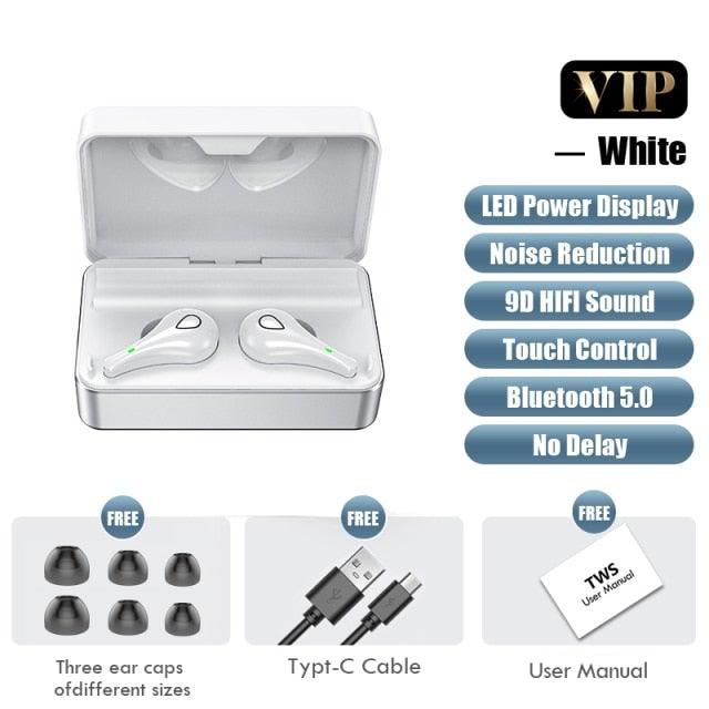 Luxury Bluetooth Headphones with Mic - Premium Wireless Earphones