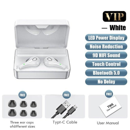 Luxury Bluetooth Headphones with Mic - Premium Wireless Earphones