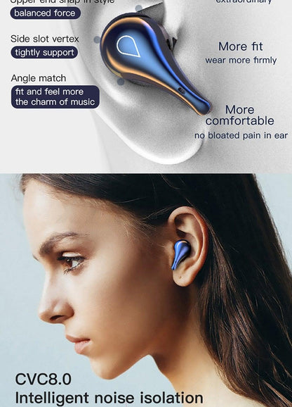 Luxury Bluetooth Headphones with Mic - Premium Wireless Earphones