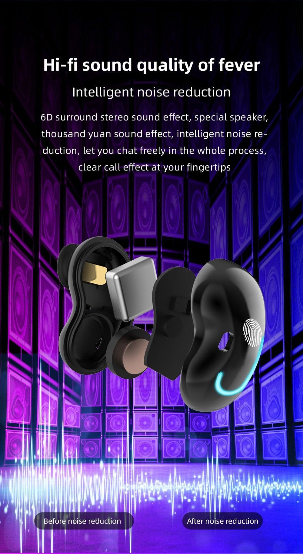Sports Wireless Headphones - Wearable Bluetooth Music Player