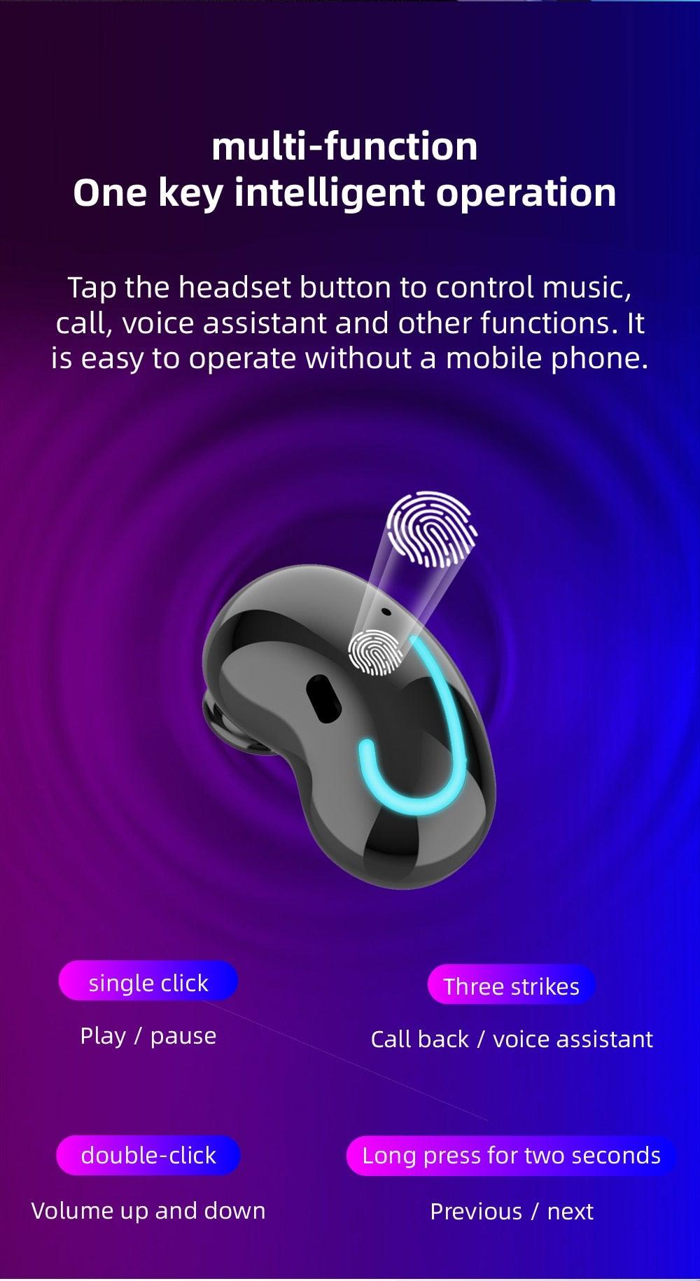 Sports Wireless Headphones - Wearable Bluetooth Music Player