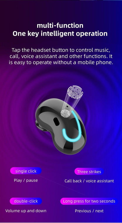 Sports Wireless Headphones - Wearable Bluetooth Music Player