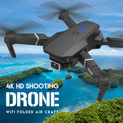 4K HD Dual Camera RC Drone - WiFi FPV Foldable Quadcopter