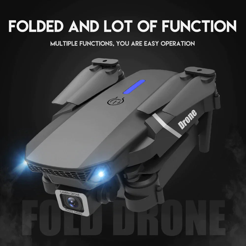 4K HD Dual Camera RC Drone - WiFi FPV Foldable Quadcopter
